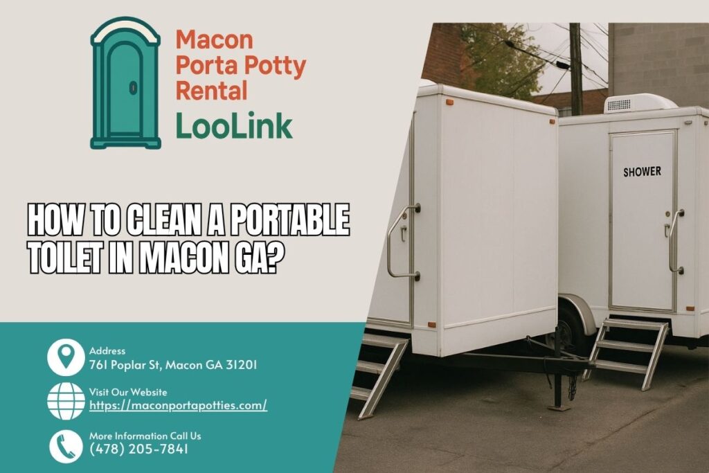 How To Clean A Portable Toilet in Macon GA